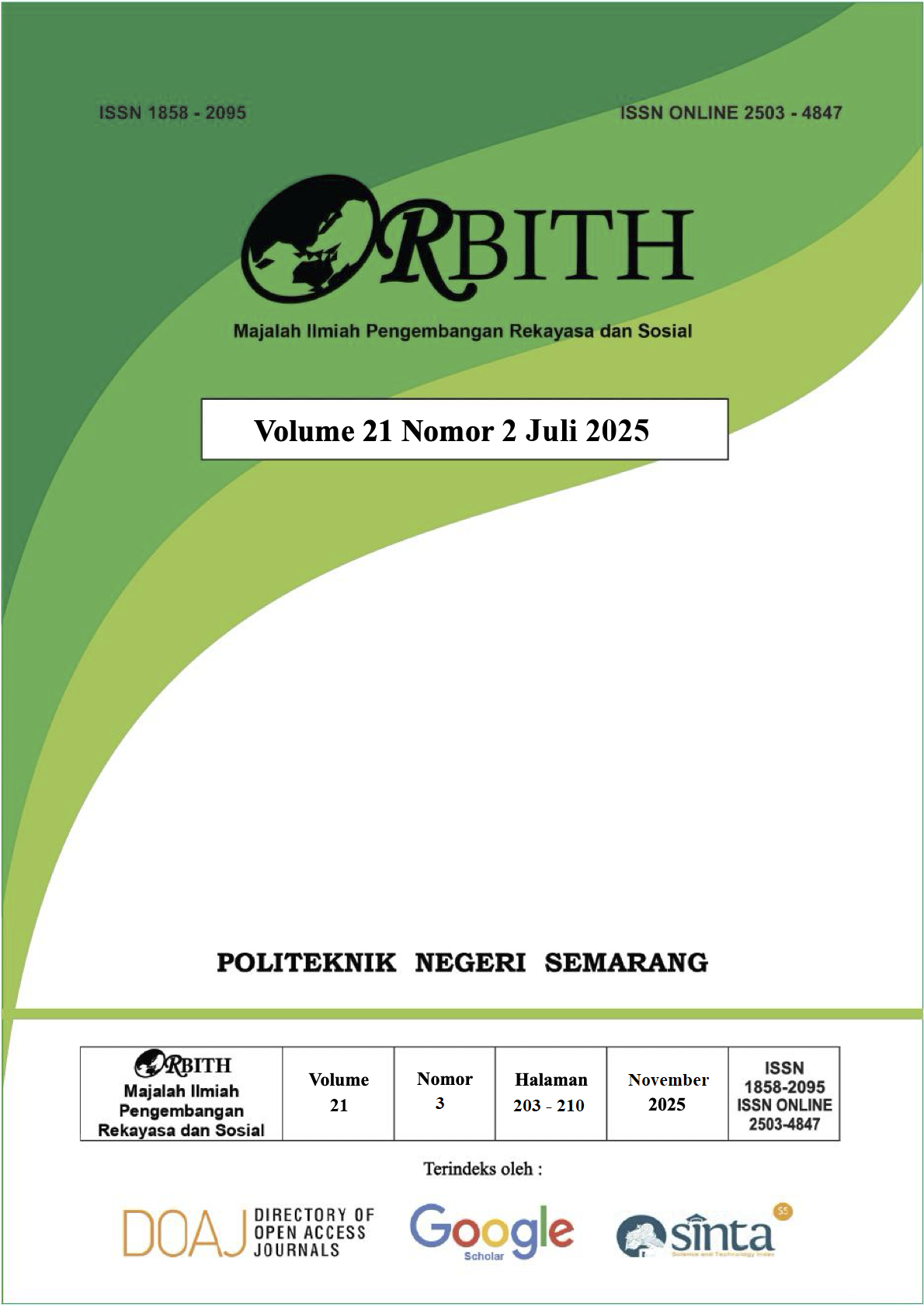 					View Vol. 21 No. 3 (2025): November 2025
				