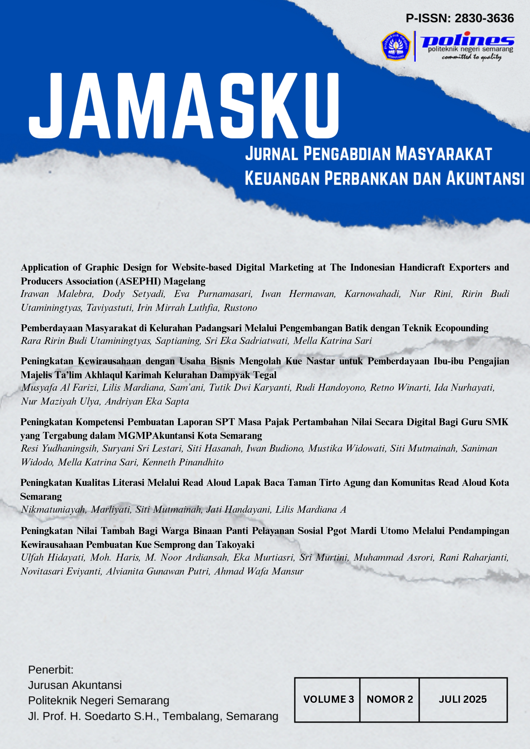 					View Vol. 3 No. 2 (2025): Juli 2025
				